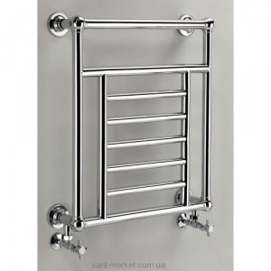 Водяний полотенцесушитель Devon & Devon колекція Jupiter дизайнерський 605х685х120 хром PRJ3