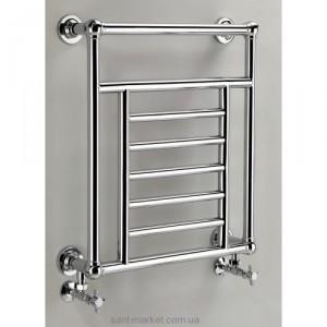 Водяний полотенцесушитель Devon & Devon колекція Jupiter дизайнерський 605х685х120 хром PRJ3