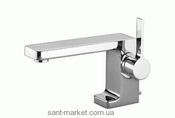 Смеситель для раковины однорычажный с донным клапаном Dornbracht коллекция Lulu хром 33505710-00