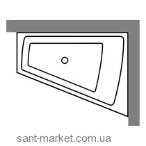 Duravit Paiova панель для ванни 1800х1400 права 8713.82