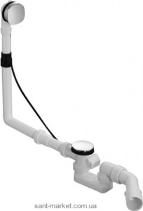 Duravit Слив-перелив для ванны хром 790289000001000