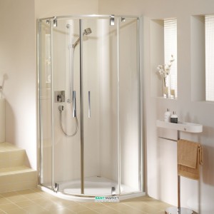 Душова кабіна Duscholux Carat Round 90x90х190 без піддону 292.500192.062.551