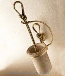 Etrusca NODO щітка унітазу бронза 1866/63