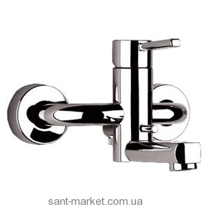 Смеситель однорычажный для ванны с коротким изливом Gessi коллекция Ozone хром 13813 142