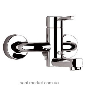 Змішувач одинважільний для ванни з коротким виливом Gessi колекція Ozone хром 13813 142