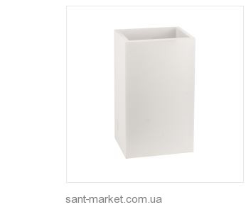 GESSI RETTANGOLO: Колба для ёршика  белая 21091 031