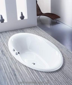 Ванна акриловая овальная Hoesch коллекция Maxi 200х100х62 3081.010