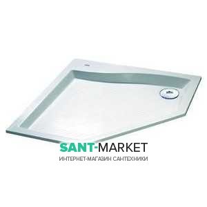 Душевой поддон акриловый пятиугольный Huppe Marano 100х100х6 белый 202012.055