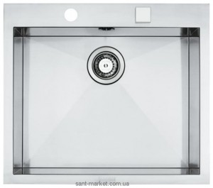 Мойка для кухни прямоугольная Franke Planar врезная  нержавеющая сталь  хром PPX 610-58
