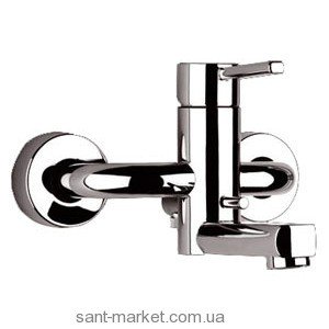 Смеситель однорычажный для ванны с коротким изливом Gessi коллекция Ozone хром 13813 142