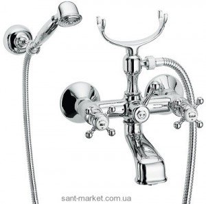 Смеситель двухвентильный для ванны с душем  Fir коллекция Melrose 22 хром 22312221000