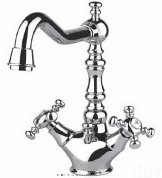 Смеситель для раковины двухвентильный Gessi коллекция Ladolcevita бронза 7719 140