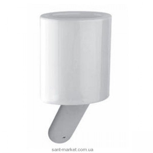 GESSI OVALE 45 Стакан подвесной керамика хром 25608.031