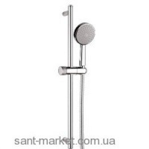 Душевой гарнитур со штангой Gessi коллекция Ozone никель 13387 142