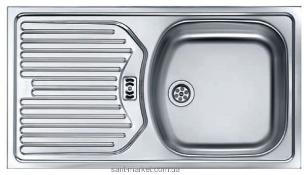 Мийка для кухні прямокутна Franke Eurostar крило опціонально врізна нержавіюча сталь хром 031 081 010 / ETL 614 и