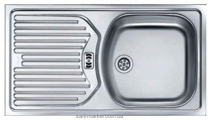 Мойка для кухни прямоугольная Franke Eurostar крыло опционально  врезная  нержавеющая сталь  хром 031 081 010/ ETL 614 і