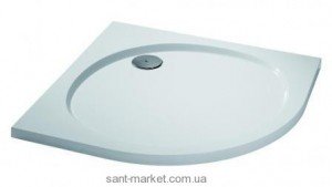 Душовий піддон акриловий чверть кола Huppe NOVANO 90х90х2 білий 200910.055