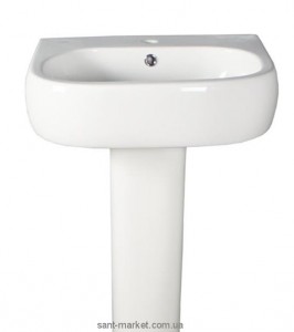 Раковина для ванної на п'єдестал Volle колекція Daniella біла 13-24-052