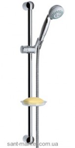 Душевой гарнитур со штангой Hansgrohe коллекция Croma с мыльницей хром 27753000