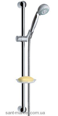 Душевой гарнитур со штангой Hansgrohe коллекция Croma с мыльницей хром 27753000