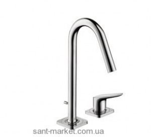 Змішувач для раковини одноважеля з донним клапаном високий Hansgrohe Axor Citterio хром 34132000