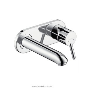 Змішувач для раковини одноважеля настінний прихований Hansgrohe колекція Talis хром 31620000