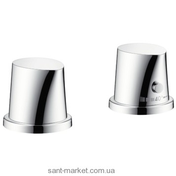 Змішувач з термостатом двухвентильний на борт ванни Hansgrohe Axor Starck Organic хром 12422000