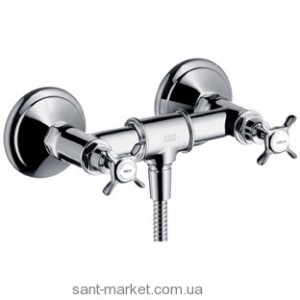 Смеситель для душа настенный двухвентильный Hansgrohe коллекция Axor Montreux хром 16560820