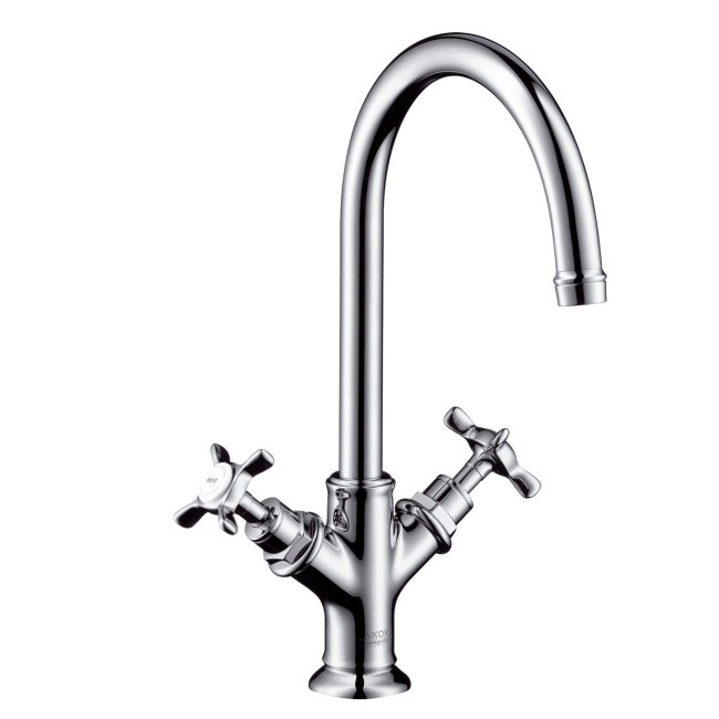 Змішувач для раковини двухвентильний високий Hansgrohe колекція Axor Montreux нікель 16506820