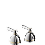 Змішувач з термостатом двухвентильний на борт ванни Hansgrohe колекція Axor Carlton хром 17482000