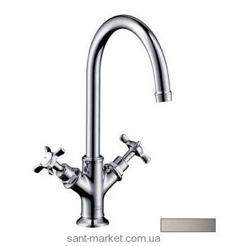 Змішувач для раковини двухвентильний з донним клапаном високий Hansgrohe Axor Montreux нікель 16502830