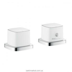 Смеситель с термостатом двухвентильный на борт ванны Hansgrohe коллекция PuraVida хром 15474000