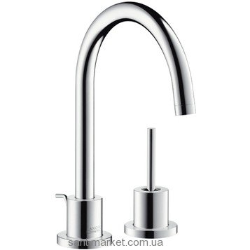 Смеситель для раковины с джойстиком и донным клапаном высокий Hansgrohe Axor Starck хром 10132000