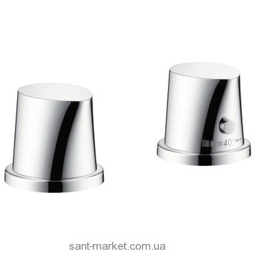 Смеситель с термостатом двухвентильный на борт ванны Hansgrohe Axor Starck Organic хром 12422000