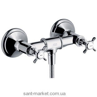 Змішувач для душу настінний двухвентильний Hansgrohe колекція Axor Montreux хром 16560820