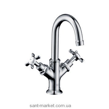 Смеситель для раковины двухвентильный с донным клапаном Hansgrohe Axor Montreux никель 16505820