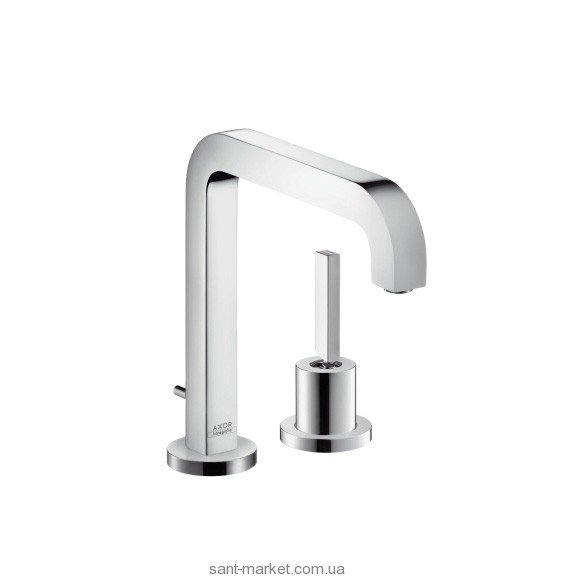 Змішувач для раковини з джойстиком і донним клапаном високий Hansgrohe Axor Citterio хром 39132000