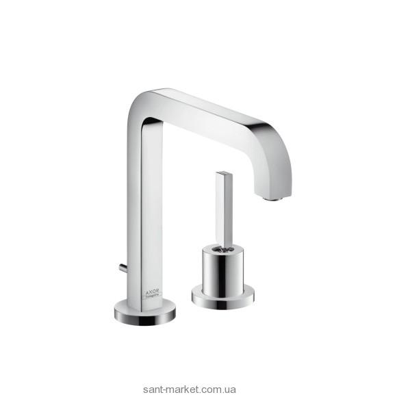 Змішувач для раковини з джойстиком і донним клапаном високий Hansgrohe Axor Citterio хром 39132000