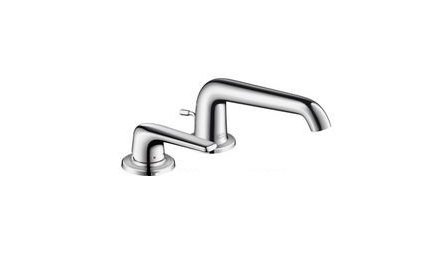 Смеситель для раковины однорычажный скрытый с донным клапаном Hansgrohe Axor Bouroullec хром 19151000