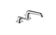 Смеситель для раковины однорычажный скрытый с донным клапаном Hansgrohe Axor Bouroullec хром 19151000