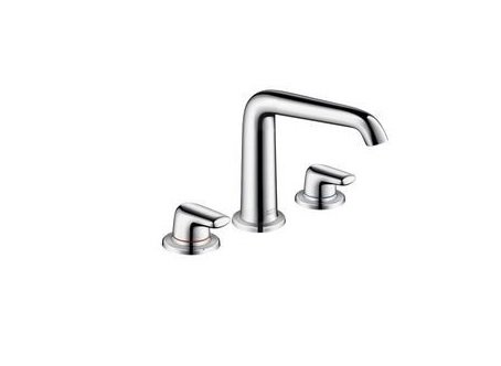 Смеситель для раковины двухрычажный скрытый Hansgrohe коллекция Axor Bouroullec хром 19155000