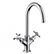 Змішувач для раковини двухвентильний високий Hansgrohe колекція Axor Montreux нікель 16506820