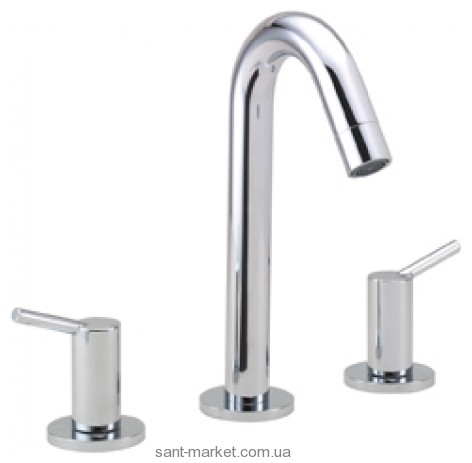 Смеситель для раковины двухрычажный с донным клапаном скрытый Hansgrohe Talis хром 32310000