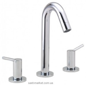 Смеситель для раковины двухрычажный с донным клапаном скрытый Hansgrohe Talis хром 32310000