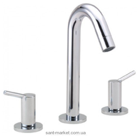 Змішувач для раковини Двохважеля з донним клапаном прихований Hansgrohe Talis хром 32310000