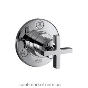 Hansgrohe Axor Carlton Trio / Quattro Запірний / перекл. вентиль з хрестовим руків'ям 39925000