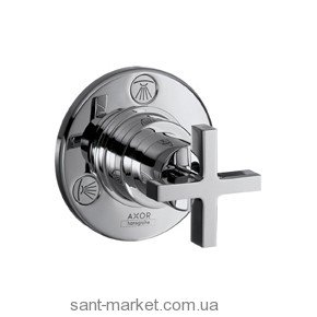 Hansgrohe Axor Carlton Trio / Quattro Запірний / перекл. вентиль з хрестовим руків'ям 39925000