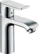 Змішувач для раковини одноважеля з донним клапаном Hansgrohe колекція Metris хром 31203000