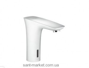 Смеситель для раковины электронный сенсорный Hansgrohe PuraVida хром/белый 15171400