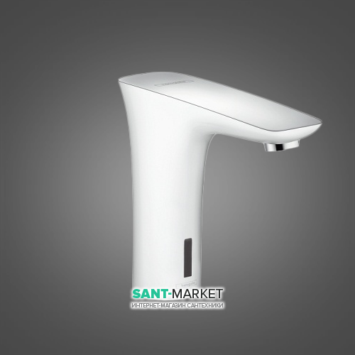 Змішувач для раковини електронний сенсорний Hansgrohe PuraVida хром / білий 15173400